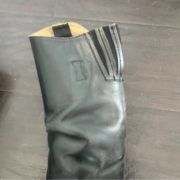 🖤 Vintage Leather Riding Boots | Witchy Goth Equestrian 11.5 - Picture 4 of 12